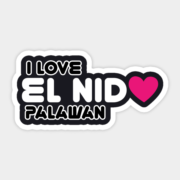 el nido, palawan Sticker by ThyShirtProject - Affiliate